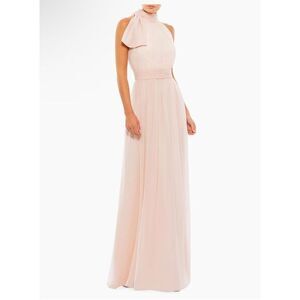 Mac Duggal Blush Pink Maxi Dress